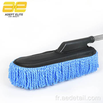 Brosse de nettoyage de voiture en microfibre à longue portée